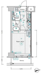 フュージョナル東墨田【1階】の間取り