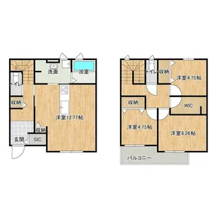 静岡県浜松市中央区若林町【一戸建】の間取り