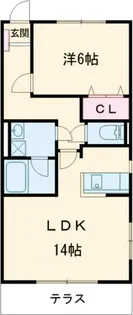 リバーストーン【1階】の間取り