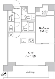 カナルフロント芝浦【10階】の間取り