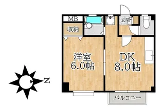 エスポワール21【3階】の間取り