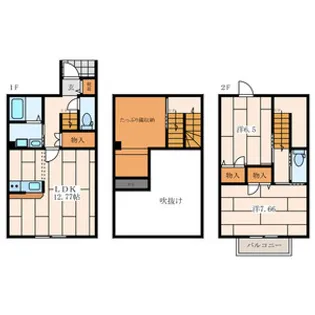 神奈川県横浜市南区井土ケ谷下町【一戸建】の間取り
