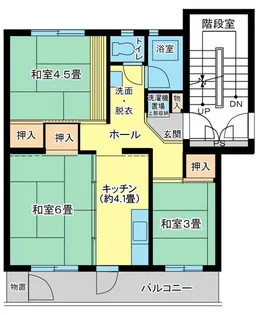 相模原田名【4階】の間取り