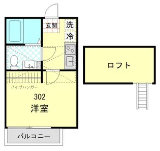 カーサ蒔田【3階】の間取り