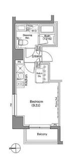 ザ・パークハビオ上野御徒町【2階】の間取り