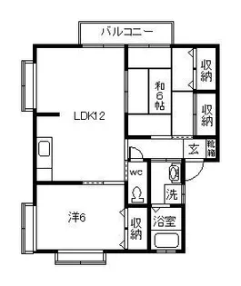アメニティ岩城【2階】の間取り