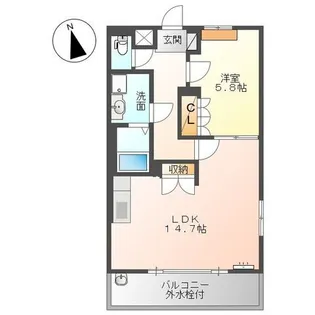 エトワール【2階】の間取り