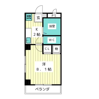 サンライズ【3階】の間取り