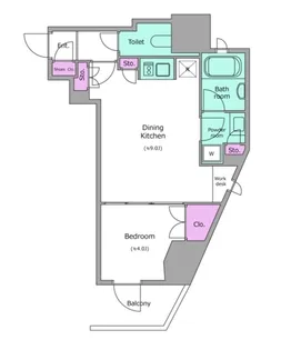 東京都文京区本郷7【マンション】の間取り