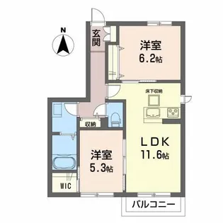 パストラルF【1階】の間取り