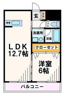 東京都府中市小柳町1【マンション】の間取り