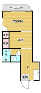 みのりマンション【2階】の間取り