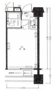 東京ロイヤルプラザ【6階】の間取り