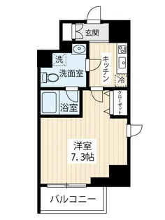 アンベリール西川口参番館【4階】の間取り