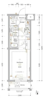 エストゥルース亀戸【4階】の間取り