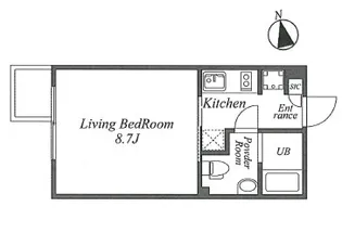 ARISTO白金高輪 アリスト白金高輪【4階】の間取り