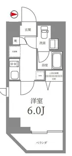 神奈川県川崎市中原区新丸子東2【マンション】の間取り