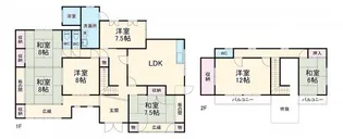山梨県甲府市落合町【一戸建】の間取り