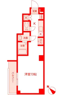 JMFレジデンス新横浜【2階】の間取り