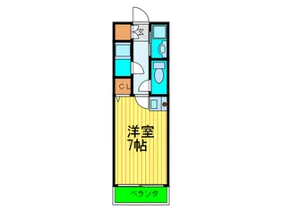 パラシオン境町【6階】の間取り