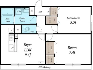 リブリ・メゾン・樹【3階】の間取り