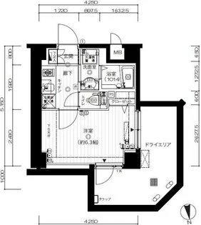 ラ・シード馬込レフィナード【1階】の間取り