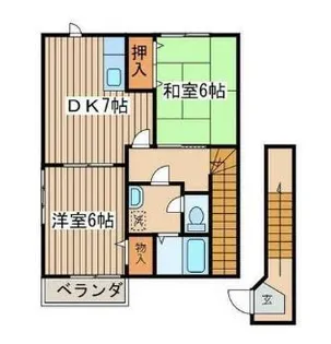 エトワール弐番館【2階】の間取り