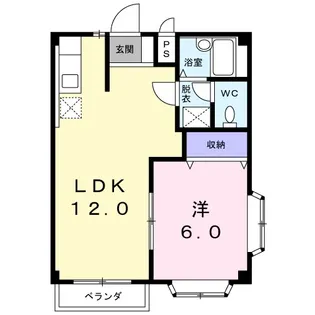 メゾンドトラヤ【2階】の間取り