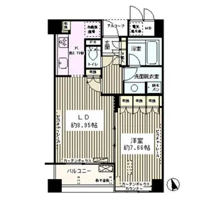 エル・セレーノ西早稲田【1階】の間取り