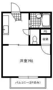 フレグランス矢立B【1階】の間取り
