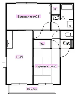 ウィンディアはやし【2階】の間取り