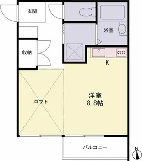 カーサ三沢【2階】の間取り