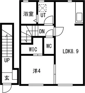 EQUUS(エクウス)A【2階】の間取り