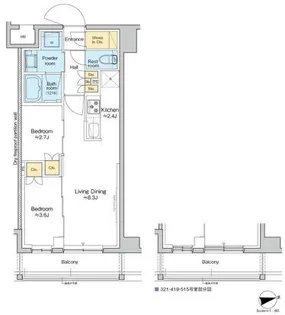 RESIDENCE KOENJI【5階】の間取り