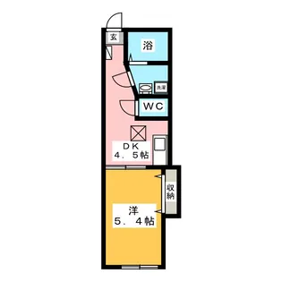 KAILUA湘南【1階】の間取り