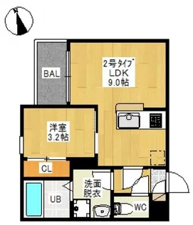REGALEST老松【3階】の間取り
