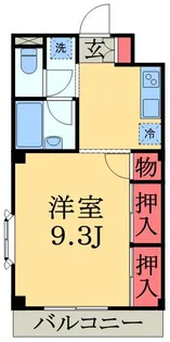 グランデュール麻衣III【1階】の間取り