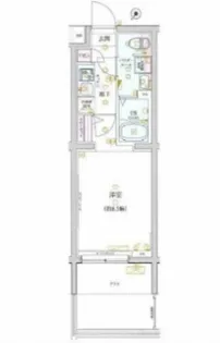 GENOVIA世田谷砧 green veil【1階】の間取り