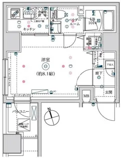 イアース亀戸【11階】の間取り
