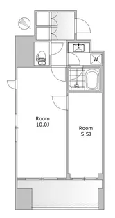 シティインデックス西五反田【4階】の間取り