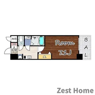 フレシール昭和通【13階】の間取り