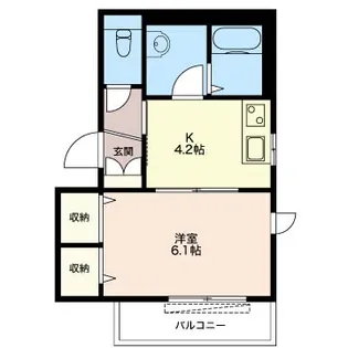 アンビエラ若葉【3階】の間取り