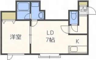 リーフガーデン麻生【3階】の間取り