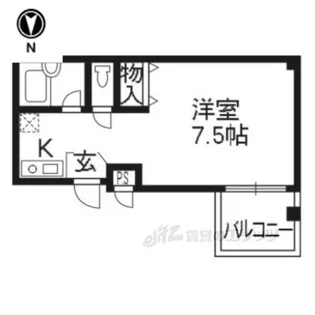 ワンダーコスモスベン【2階】の間取り