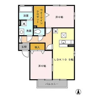 マリーナ【1階】の間取り