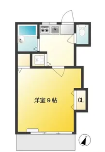 アバンI【2階】の間取り