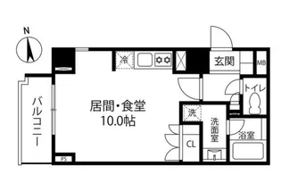 六本木セブン【2階】の間取り