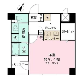 樂しそう初台【1階】の間取り