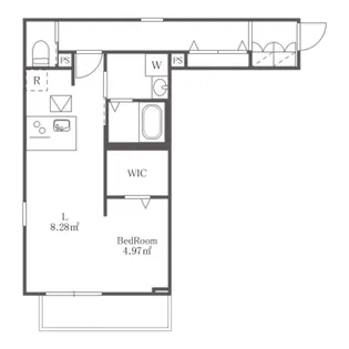 メテオール【1階】の間取り
