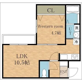 YUGO’sKIYOTA【3階】の間取り